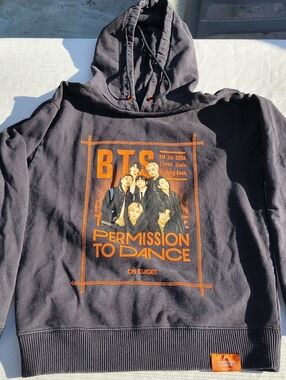 BTS Permission to Dance On Stage Tour Black Hoodie